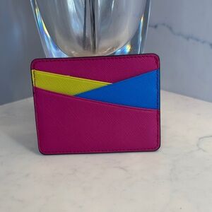 Henri Bendel Fuchsia Card Holder